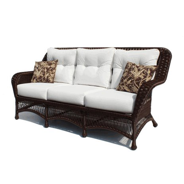 12 Rattan Triple Seat Sofa